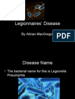 Legionnaires' Disease: by Adrian Macgregor