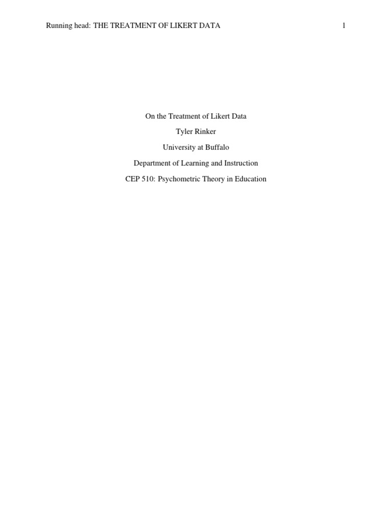 Likert Scale Data Analysis Guide | PDF | Likert Scale | Level Of ...