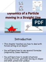 3) M1 Dynamics of A Particle Moving in A Straight Line