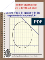 21 Tangent, Slope and Derivative