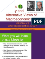 History and Alternative Views of Macroeconomics: Krugman'S Macroeconomics For