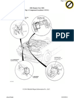 1991 Honda Civic CRX Fig. 1: Component Locations (1 of 11) : Ar Ar