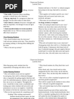 Routines and Policies Handout