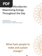 Download Janet Nikolovski PhD  Strategic Microbursts Maximizing Energy Throughout the Day by National Press Foundation SN229408778 doc pdf