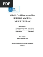 Makalah Agama Islam Hakikat Manusia Dalam Islam