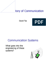 A Brief History of Communication: David Tse