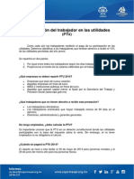 Participación Del Trabajador en Las Utilidades: ¿Qué Empresas No Deben Repartir PTU 2014?