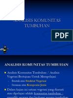 Analisis Komunitas Tumbuhan