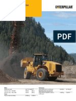 Cargadores de Ruedas Cat Specalog 966h Wheel Loader Espanol