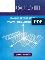 Calculo III - Maximo Mitacc Meza - FL - Bajo PDF
