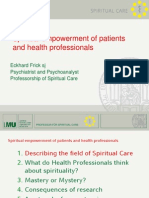 Spiritual Empowerment of Patients and Health Professionals
