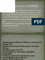 Introducción a La Biblia