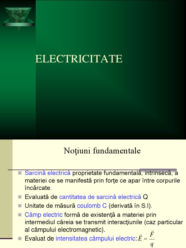 Electricitate | PDF