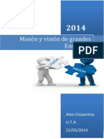 Vision y Mision de Grandes Empresas