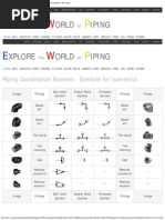 Mechanical Symbols For Isometric Drawings