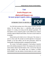 Download HR Practices in Hotel Industry by kamdica SN22945926 doc pdf
