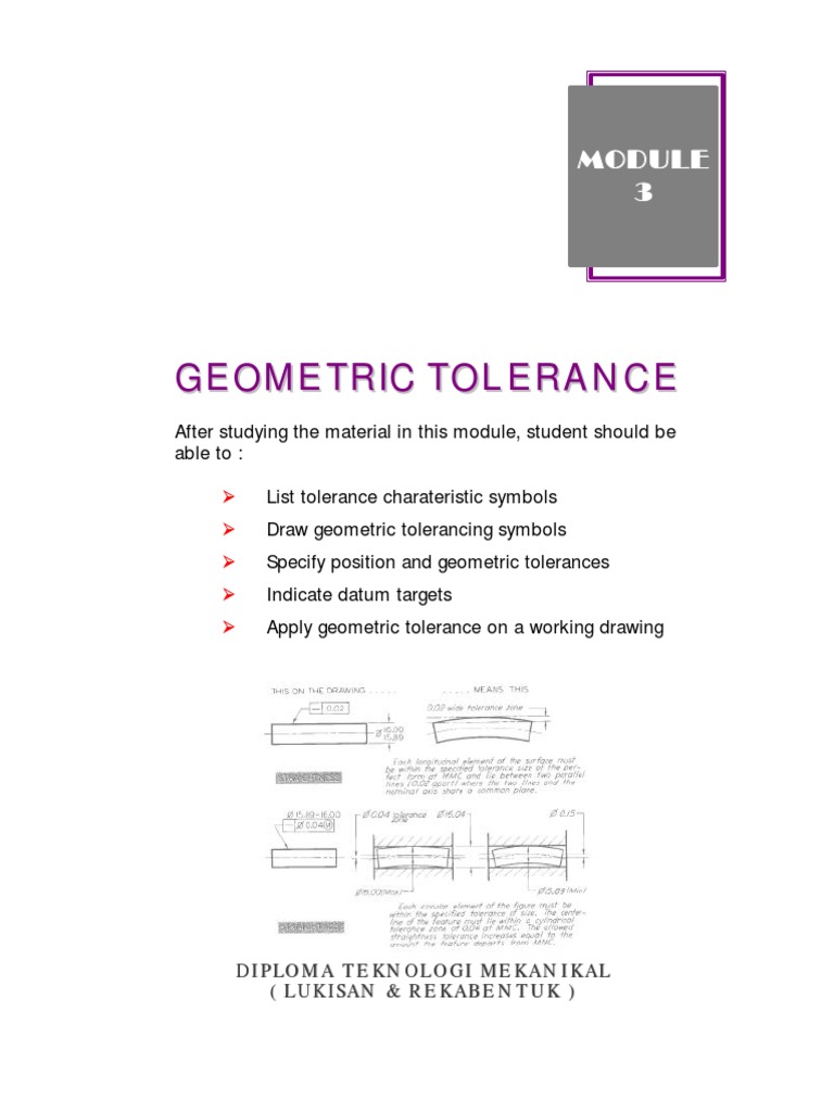 Basics of Geometric - Tolerance | PDF