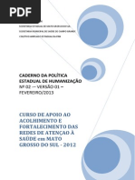 Caderno Da Politica Estadual de Humanizacao Ms 2013 No 02