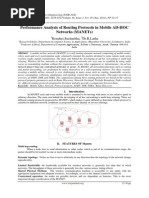 Performance Analysis of Routing Protocols in Mobile AD-HOC Networks (MANETs)