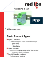 Signal Conditioning & I/O: By: YH Goh Technical Evangelist RLC AP