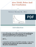 Bond Basics: Yield, Price and Other Confusion: Néstor Morán M., MSC