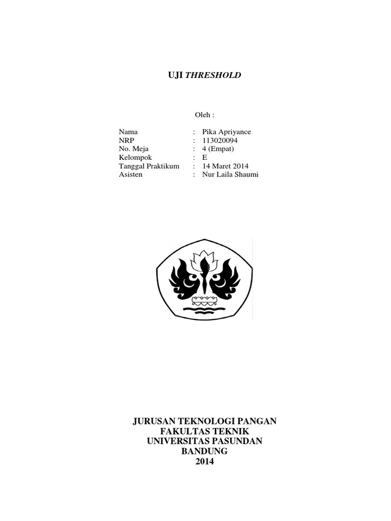 Uji Threshold | PDF