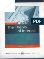 The Theory of Interest by Stephen G. Kellison