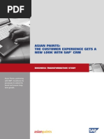 CRM Business Transformation Study Asian Paints