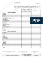 Medical-Surgical Nursing Skills Checklist