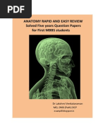 Anatomy Solved Papers 2009 To 2013