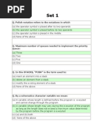 Data Structures and Algorithms MCQ'S