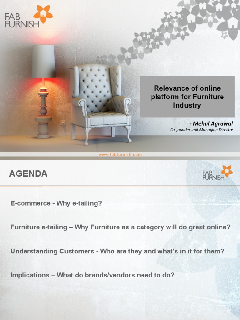 Online Furniture Market | PDF | E Commerce | Market (Economics)