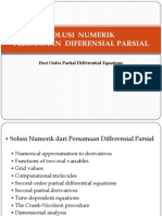 Kuliah - Solusi Numerik Persamaan Diferensial Parsial - 1