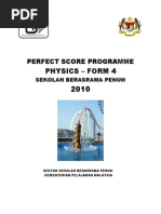 Physics Perfect Score Module Form 4