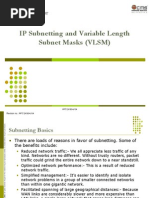  IP Subnetting and Variable 