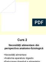 Necesitati Alimentare. Aparatul Digestiv - Prelucrare Alimente.