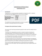 Hoyland Springwood Primary School PPG Propsed Spend 14-15