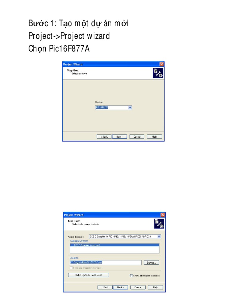 B C1:tomtdánmi Project - Project Wizard CH N Pic16F877A | PDF ...