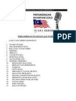 Pertandingan Nyanyian Solo