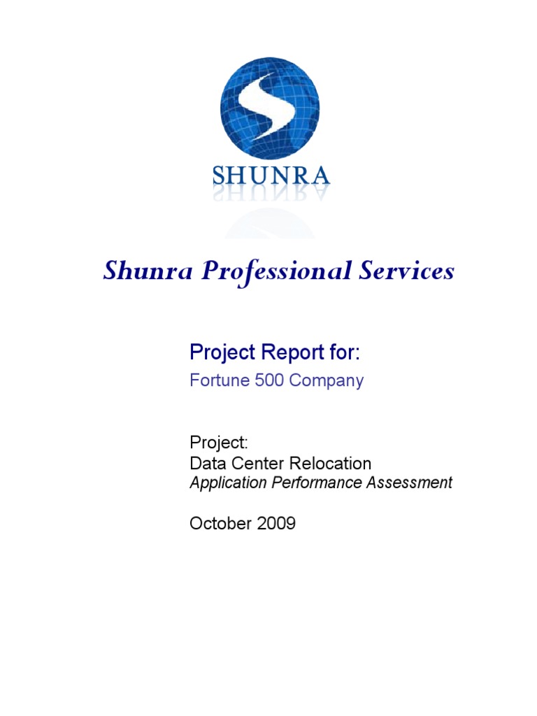 Data Center Relocation Project Overview | PDF | Data Center | Microsoft ...