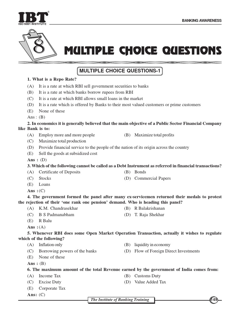 4091banking Questions | PDF