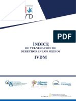 Índice de Vulneración de Derechos en Los Medios (IVDM) - Por Palmira Chavero, Felipe Aliaga y Martín Oller.