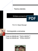 Apresentação Teoria Literária Múltiplas Abordagens