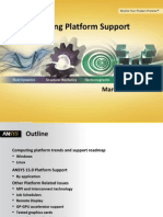 Platform Support Ansys 15.0 Detailed Summary