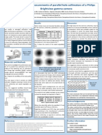 Poster - Performance Measurements of Parallel Hole Collimators of a Philips Brightview Gamma Camera