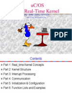 uC/OS Real-Time Kernel Overview and Concepts