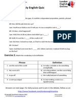 Weekly English Quiz - Interview Woes