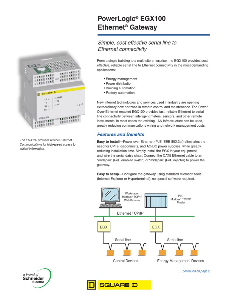 EGX100 | PDF | Ethernet | Computer Network