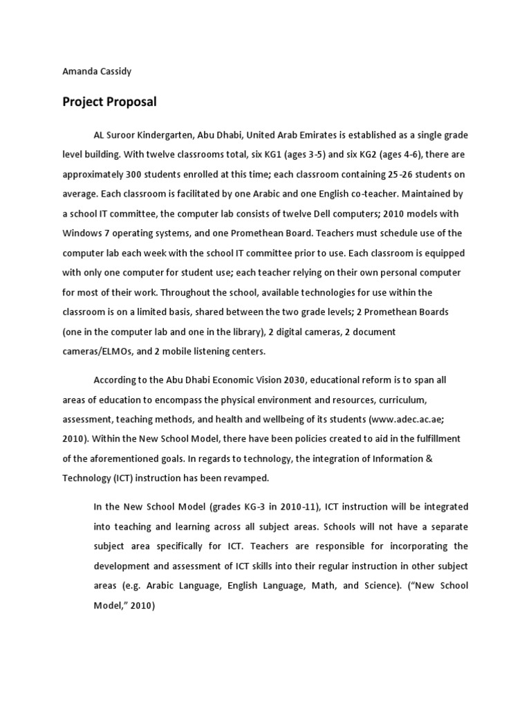 Grant Proposal | PDF | Educational Technology | Literacy