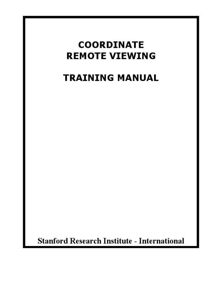 Coordinate Remote Viewing Manual | PDF